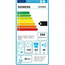 Džiovykla Siemens WT43N203