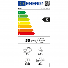 Indaplovė Miele G 5740 SCU SL Balta