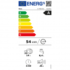 Indaplovė Miele G 7930 SCi AutoDos Juoda