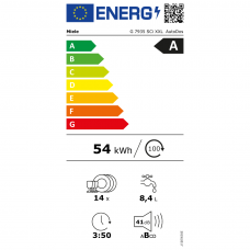 Indaplovė Miele G 7935 SCi XXL AutoDos Juoda