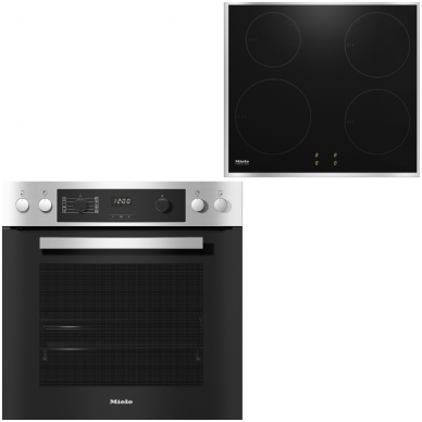 MIELE orkaitė H 2269-1 I ACTIVE su indukcine kaitlente KM 7001 FR Juoda