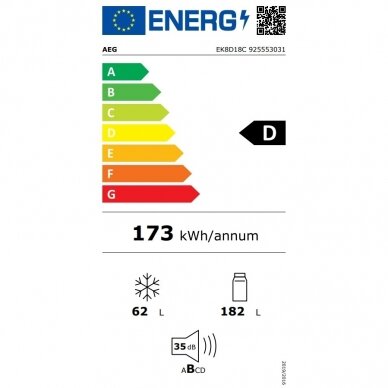 Šaldytuvas AEG EK8D18C 2